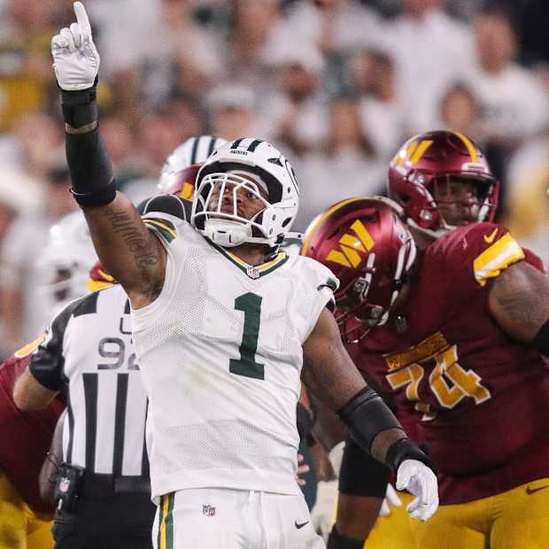 Micah Parsons in Packers uniform