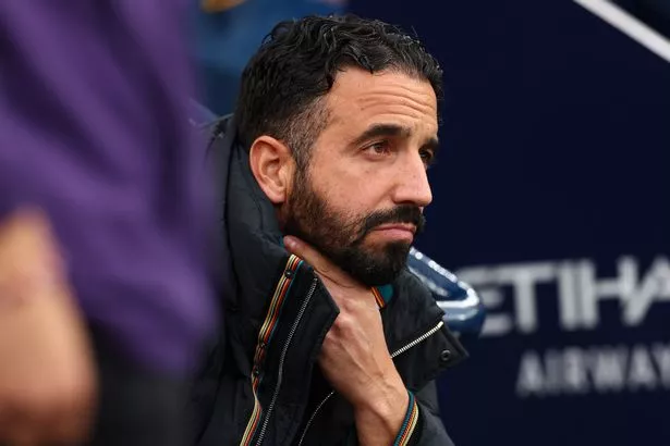 Amorim on the touchline