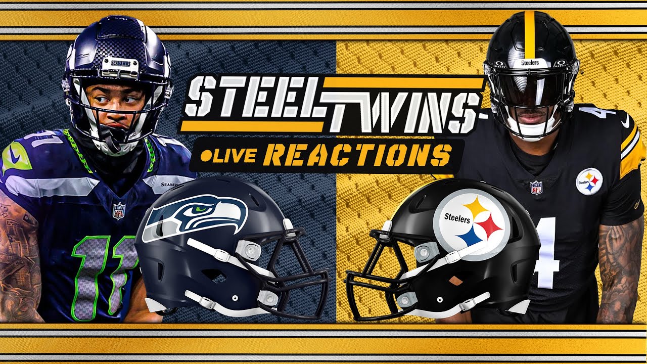 Steelers vs Seahawks Week 2 LIVE REACTIONS & WATCH PARTY #Steelers #Seahawks #NFLSunday #nflfootball - YouTube